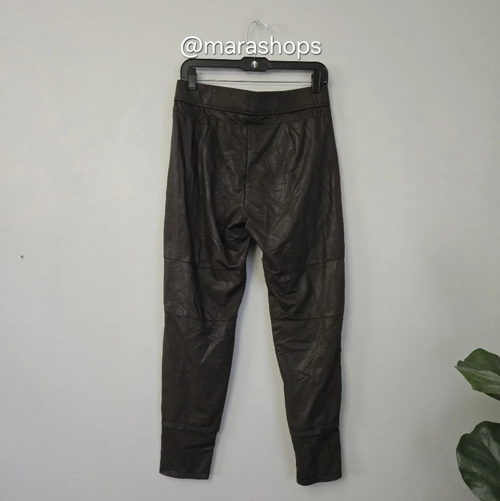 Raffaello Rossi Candy Vegan Leather Jogger Dark Brown